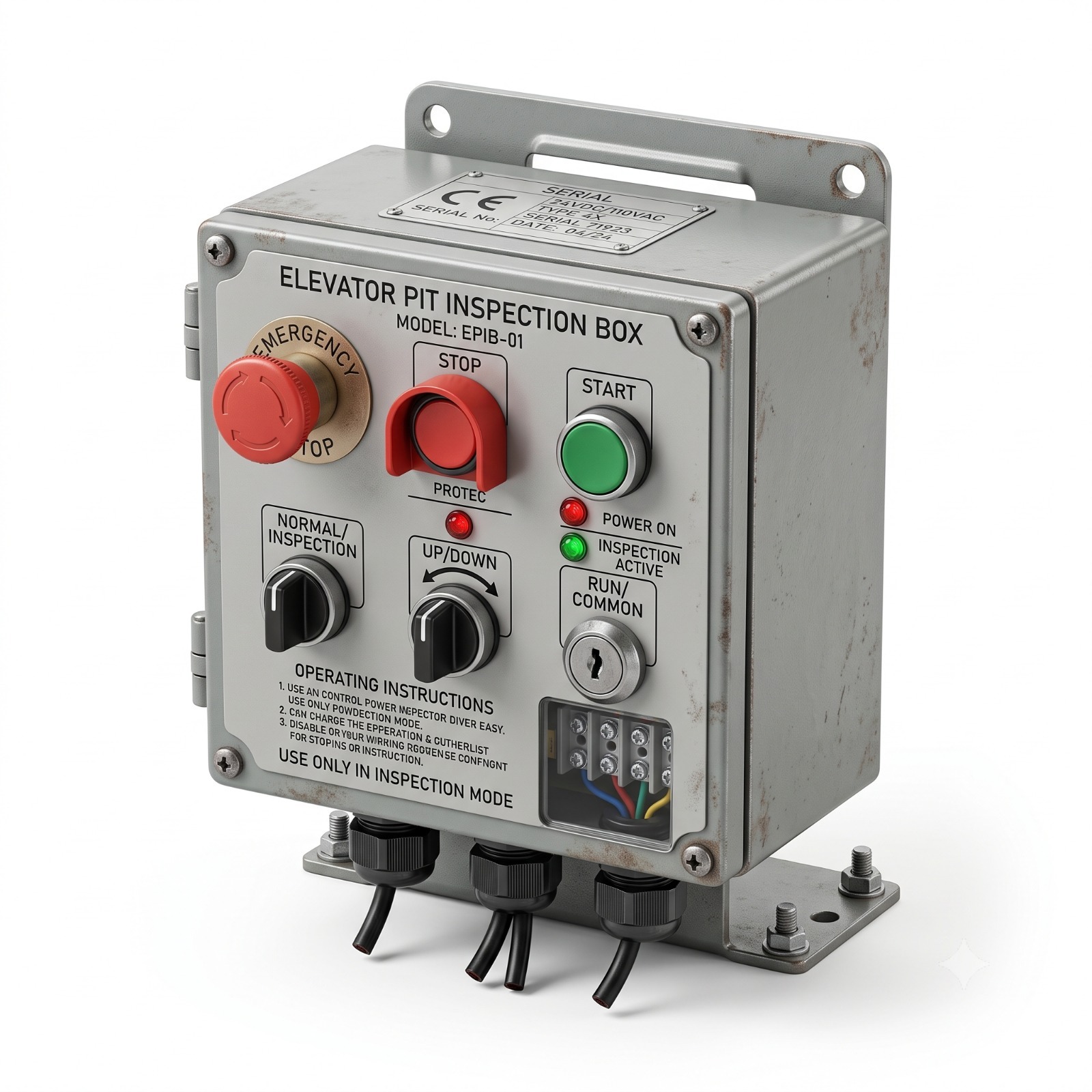Elevator Pit Inspection Box