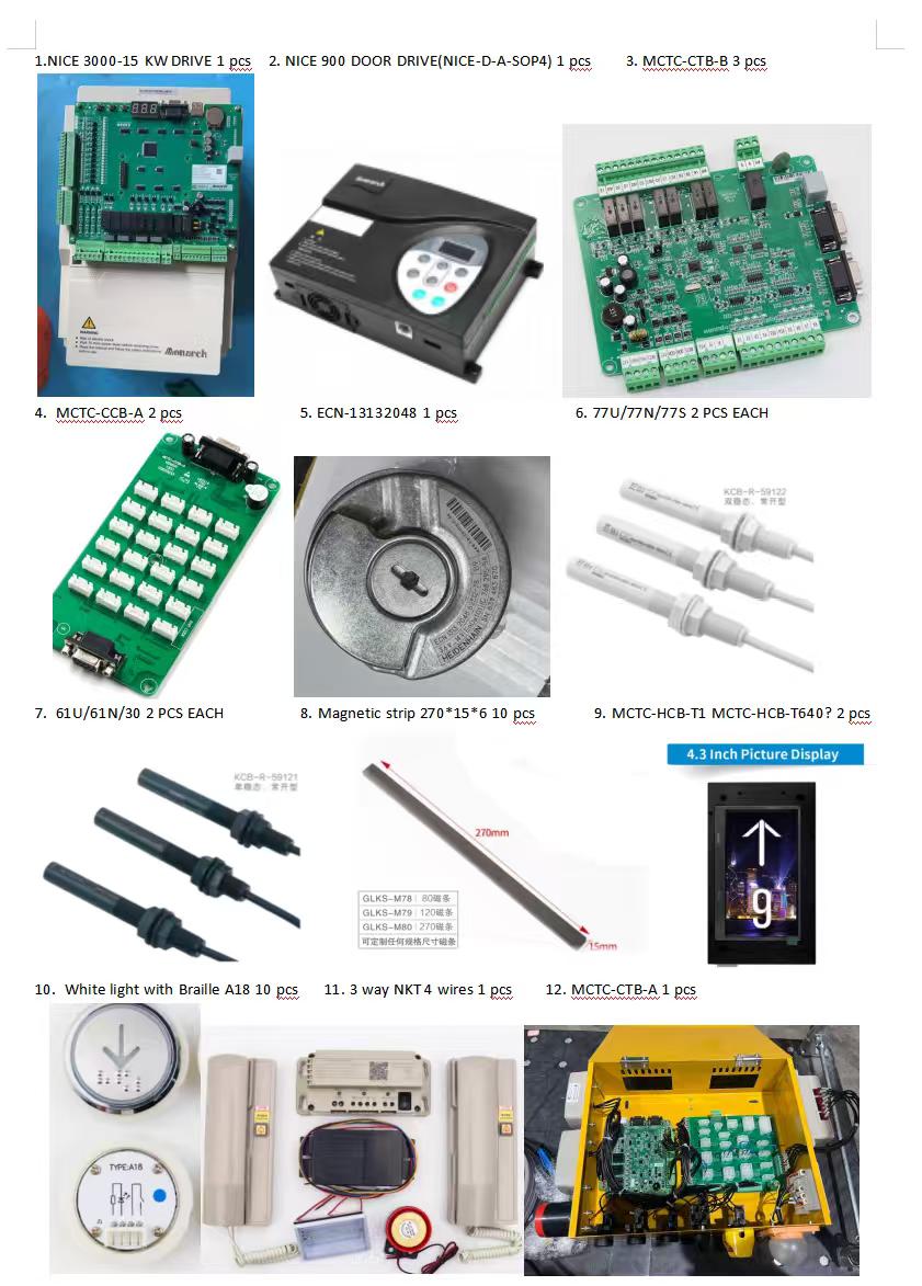 Elevator Spare Parts Compatibility