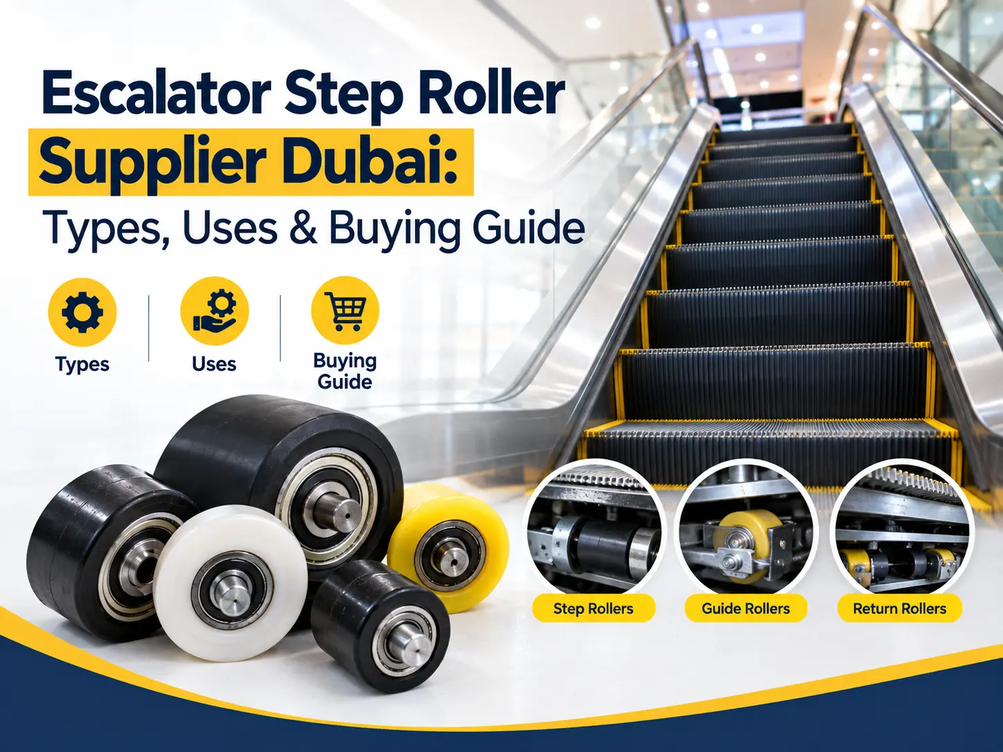 Escalator Step Roller Supplier Dubai: Types, Uses & Buying Guide