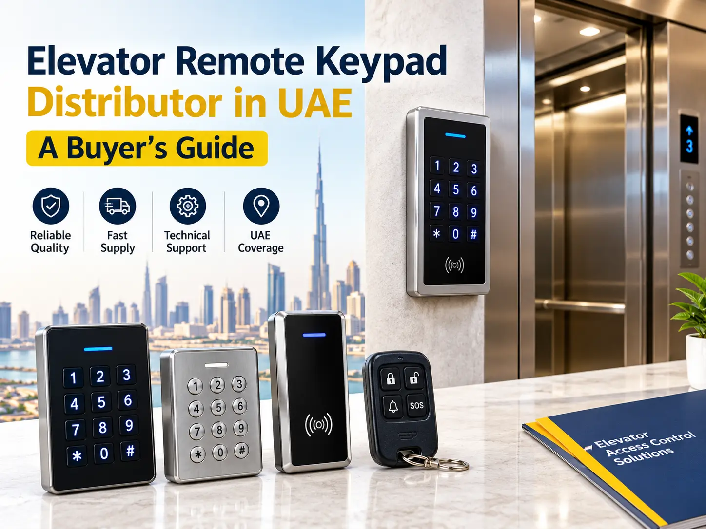 Elevator Remote Keypad Distributor in UAE