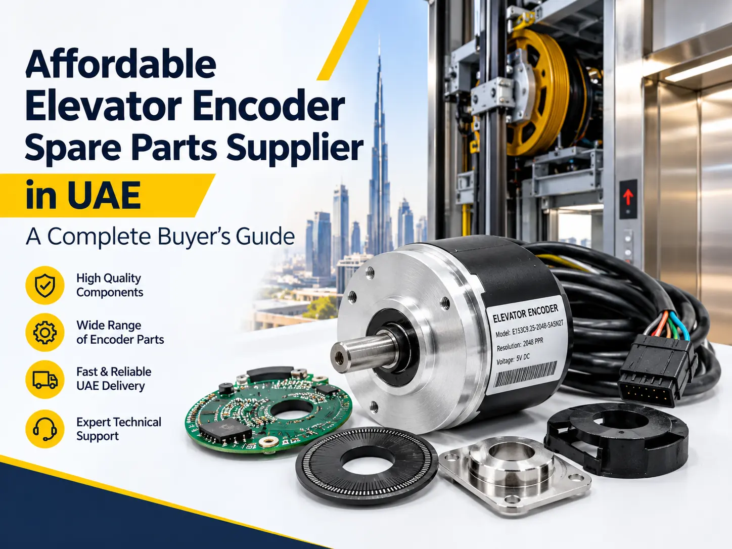 Affordable Elevator Encoder Spare Parts Supplier in UAE: A Complete Buyer’s Guide